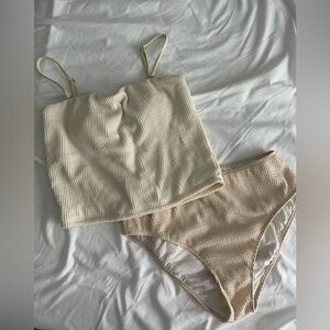 Geode cream Swimsuit